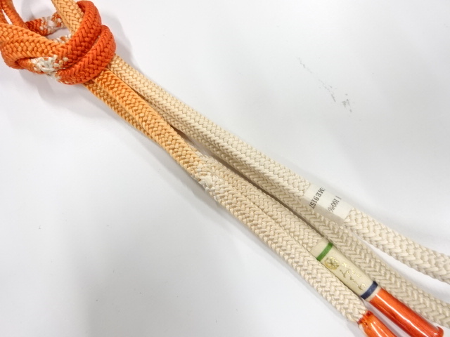 未使用品　正絹　手組帯締め